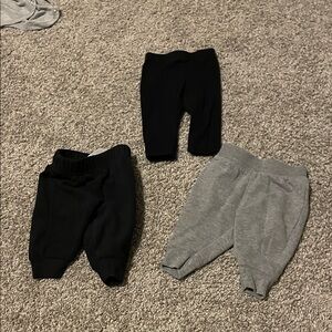 Baby Black and Gray Pants- 3